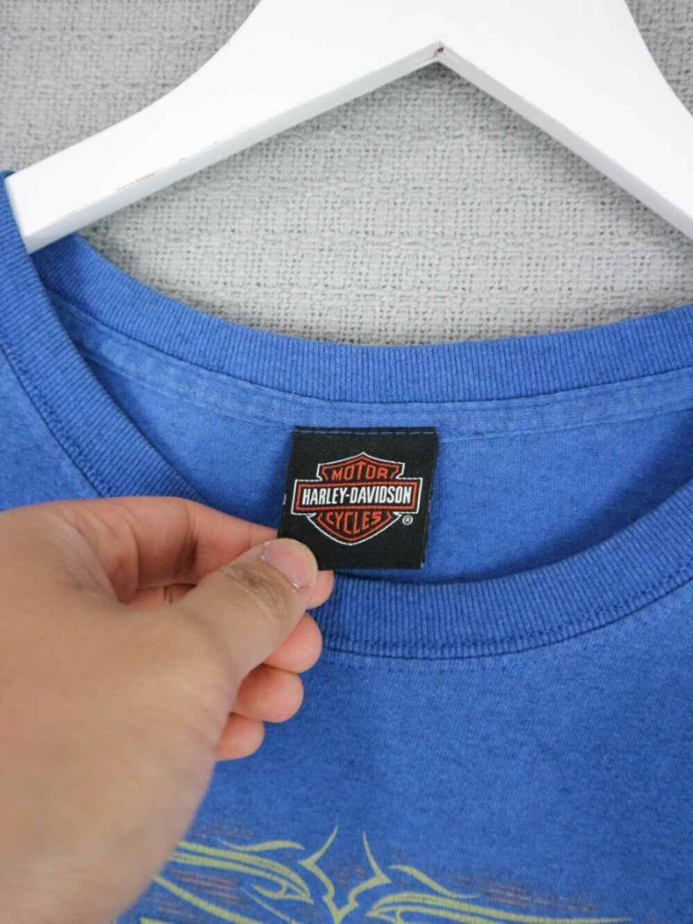 Harley Davidson 2018 Edmonton Alberta Biker Tee Graphic Blue Mens 3XL - Picture 5 of 7
